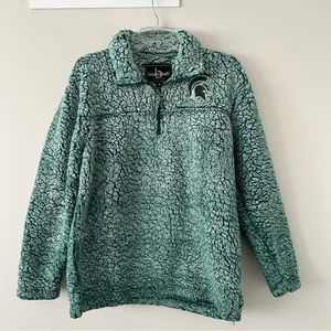 Boxercraft Michigan State University Spartans Sherpa Sweatshirt